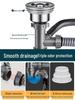 Thickened Kitchen Sink Drain Pipe