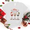 Christmas Wine Makes Me Happy You Not So Much T-Shirt Men Women T Shirt Cosplay Clothes Streetwear Tee Shirt Plus Size Tops