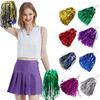 Poms Metallic Foil Plastic Pom Handle Poms with Vibrant Color Cheering