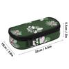 Pencil Pouch Neat Design 300D Polyester Zipper Closure with Pen Slot Board Mesh Pocket and Large Storage Section for Students