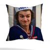 Joe Keery Stranger Pillow Case Anti-Dustmite Pillowcase Invisible Zipper Silky Short Plush Sofa Cushion Cover