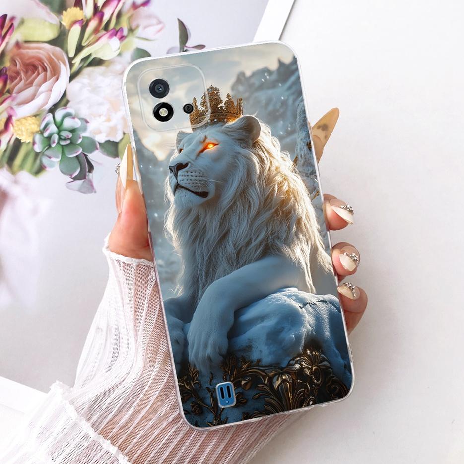 Чехол для Realme C11 2021 RMX3231 Цветы Расписной Чехол Мягкий Силиконовый Чехол для Телефона Для Realme C20 C 11 RealmeC11 2021 Сумки