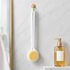 2 Pcs Back Scrubber for Shower Bath Brush with Long Handle Nylon Bristles Body