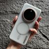 Ультратонкая Матовая Беспроводная Зарядка со Штрих-кодом Для Чехла MagSafe Для Huawei Honor 400 Magic 7 Lite Магнитная Полупрозрачная Жесткая Пластиковая Крышка