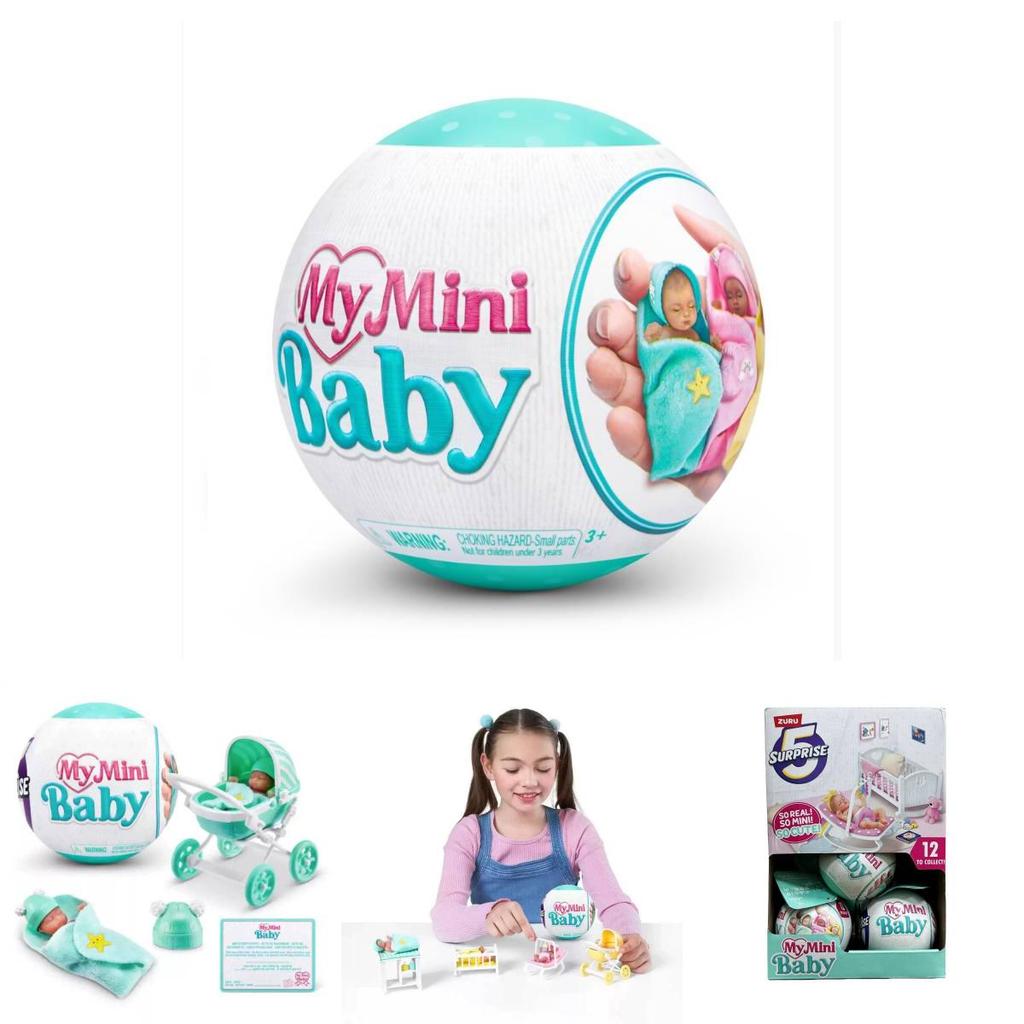 Zuru Plastic Baby Ball Surprise Playset With Dollhouse Furniture For Children
