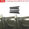 Для Volkswagen VW Passat NMS B7 2012- Накладка-полоска на ручку двери Наклейка из настоящего углеродного волокна Модификация салона Автоаксессуары