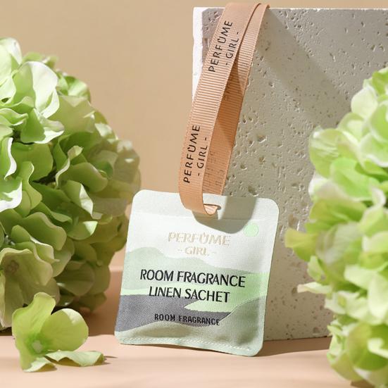 Car Hanging Scented Sachet Bag with Ribbon Magnetic Vent Clip Long Lasting Fragrance Air Purifying Drawer Closet Wardrobe Auto Air Freshener