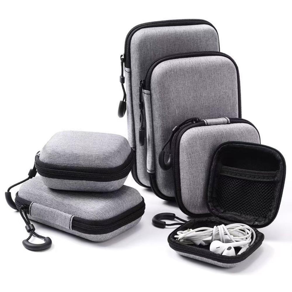 Protective Earphone Storage Bag Dust-proof Data Cable Organizer Bag Electronic Products
