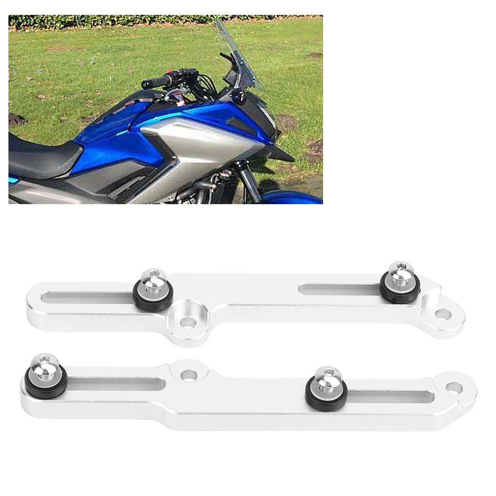 Motorcycle Windscreen Adjusters Bracket for NC750X 2016-2019 (Black)