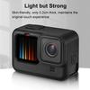 PULUZ для GoPro HERO12 черный/11 черный/10 черный/9 черный силиконовый защитный чехол с ремешком на запястье и крышкой для объектива