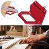 High Precision Woodworking Steel Ruler Multi-Function Ruler Locator  Furniture Making