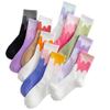 Милые женские носки с рисунком мороженого в корейском стиле, весна/осень, японская мода, чулки средней длины