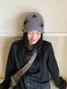 Star pattern knitted hat women's autumn and winter warm fashion versatile pullover wool hat showing a small face trendy cool cold hat