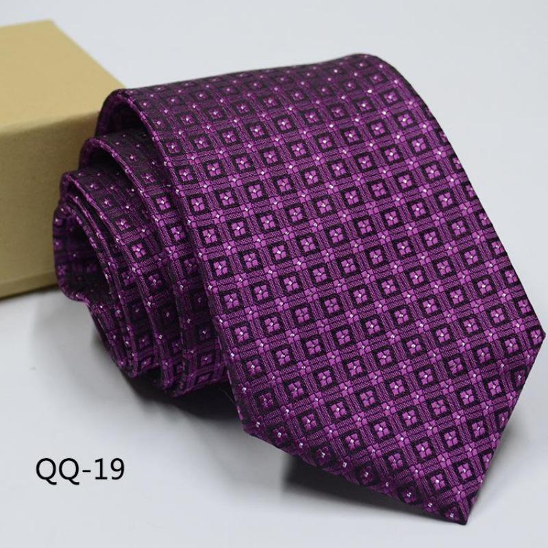 Мужское Платье Деловой Повседневный Профессиональный Жених Свадьба Лучший Муж С Полосатым Жаккардом Изысканный Джентльмен Мужской Премиальный Галстук