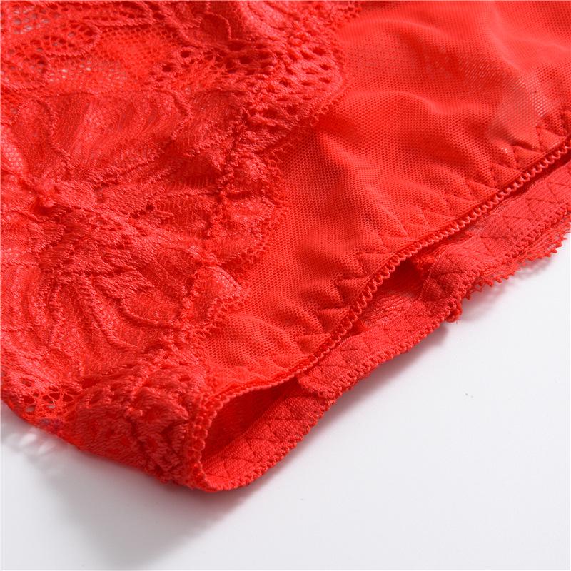 Прозрачные кружевные трусики со средней посадкой, дышащей хлопковой вставкой и приподнимающим бедра дизайном