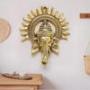Ganesha Sun Decorative Metal Wall Hanging Art Ganpati Ganesh Showpiece,Lucky Feng Shui Wall Decor,Home Decor, (1 Pcs)