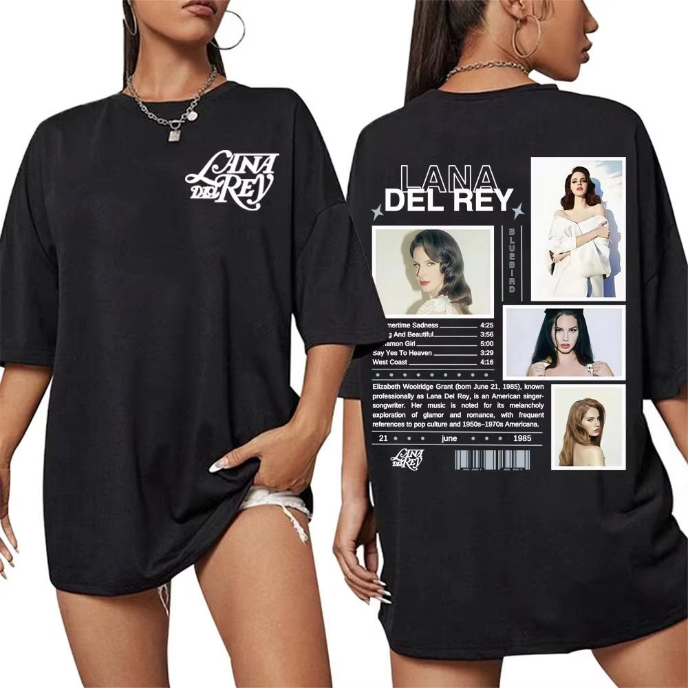 Lana Del Rey Album Tour 2026 Merch T Shirt Unisex Womens Fashion Hipster High Street Tshirt Casual Comfort Oversized T Shirt Tops