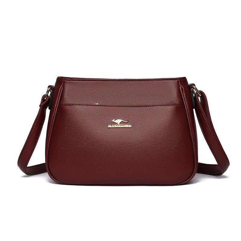 Новая простая ретро наплечная сумка женская текстурная для поездок модная нишевая сумка-мессенджер универсальная популярная сумка для мамы