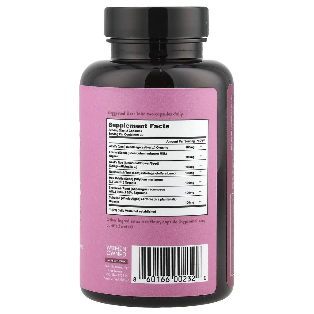 Oat Mama Yougot This, Смесь для лактации, 60 растительных капсул