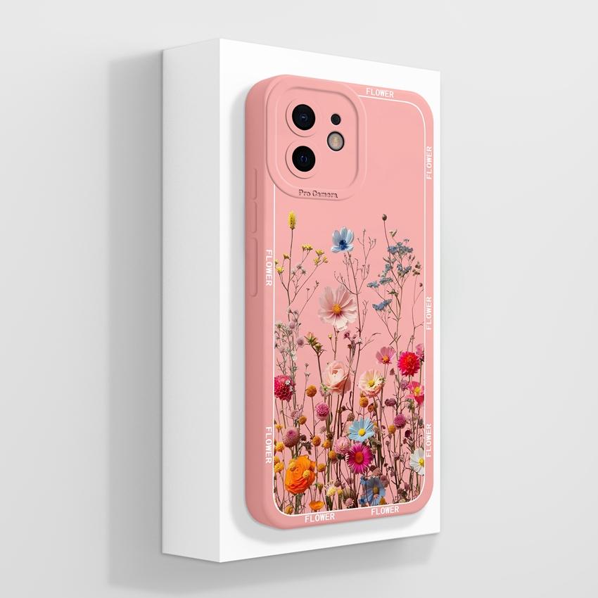 Для iPhone 12 11 XR 6 7 8 Plus Mini Pro Max Чехлы для телефонов Милые плюшевые узоры с кроликами Жидкий силикон Пылезащитная защита Мягкая задняя крышка Для чехла iPhone