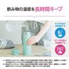 ZOJIRUSHI Бутылка для воды Бесшовная Большая емкость 720 мл Одно касание Кружка из нержавеющей стали Синяя Крышка и прокладка интегрированы Легко чистить Всего 3 детали для мытья S
