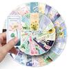 51 Floral Bookmark Stickers: Girly Heart & Plant Designs for Journals & DIY Projects