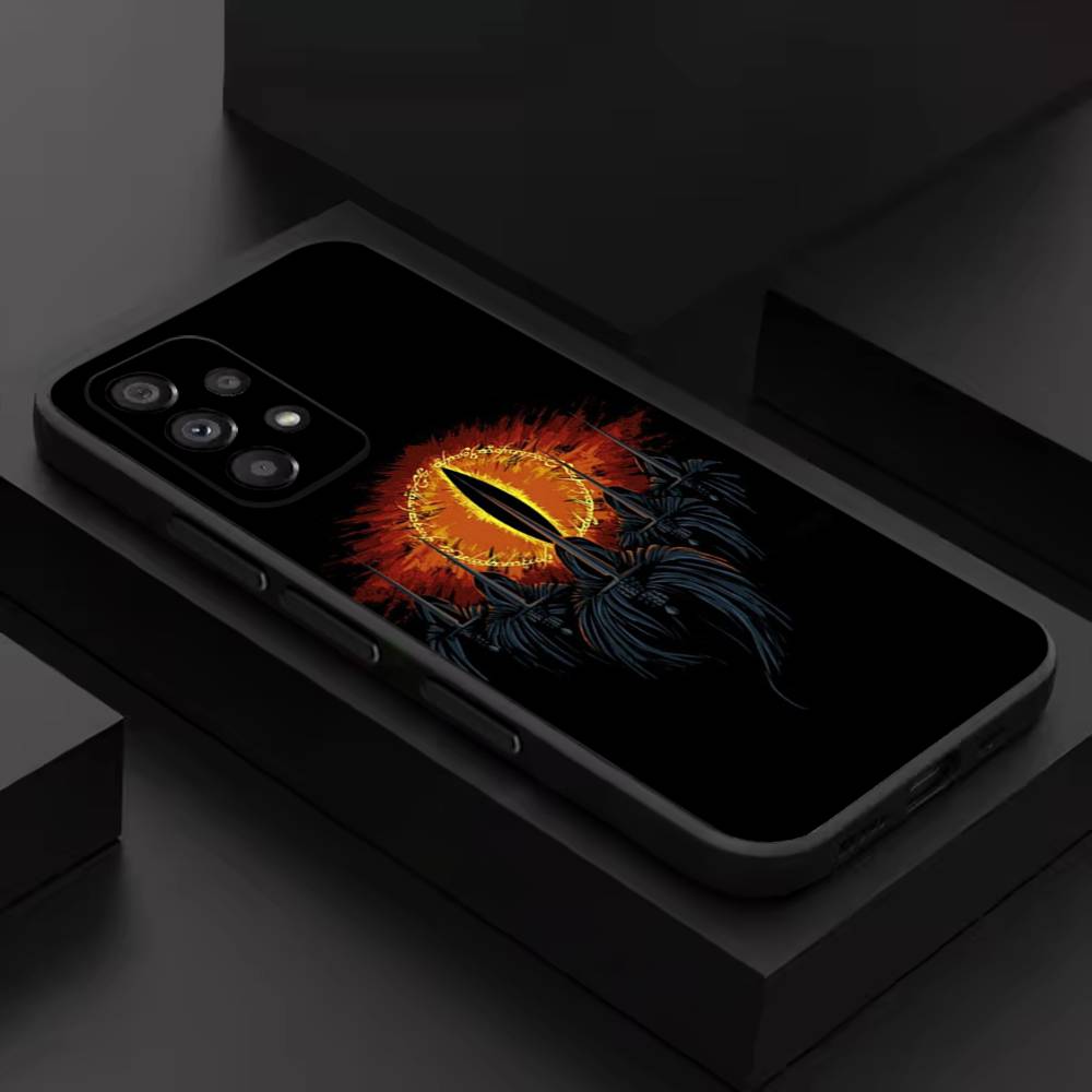 Map The L-Lord of the Rings For Samsung S 26,25,24,23,22,30,21,10,9,Ultra,Plus,Lite,FE,4,5G Black Soft Case Phone Case