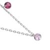 Collier en argent 925 Luxenter avec zircon multicolore finition en rhodium - Rolcon