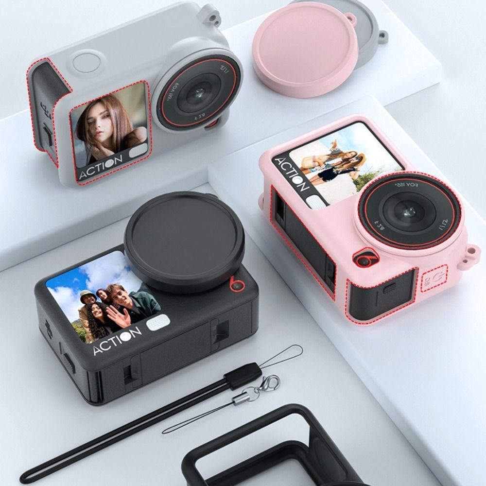 With Anti-lost Rope Protective Case Case Cover for DJI Osmo Action 6 Action Camera Accessories