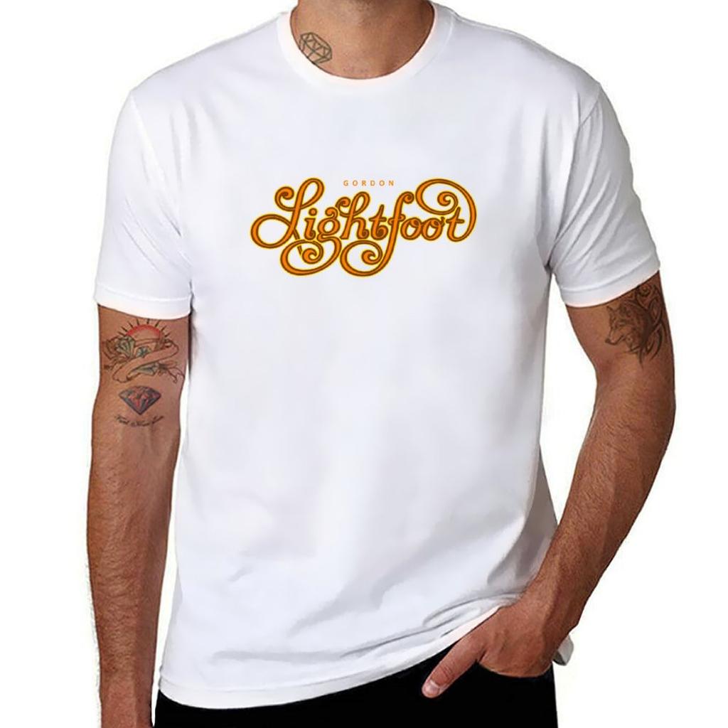 Gordon Lightfoot Tribute Tshirt Casual Trendy Short Sleeve Tshirt