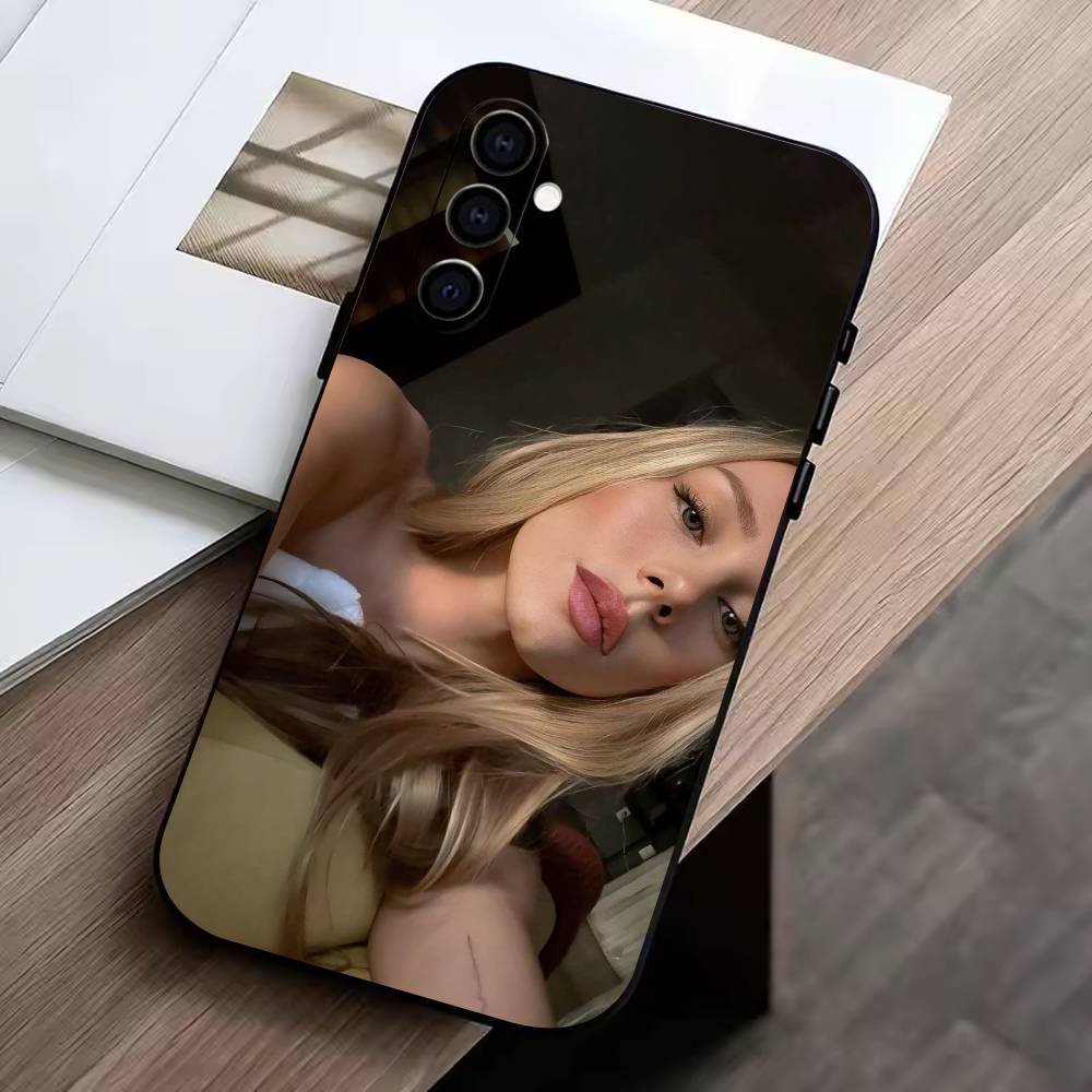 actor E-Ester Exposito Phone Case For Samsung Galaxy A73,A72,A71,A70,A53,A52,A51,Soft Silicone Black Cover