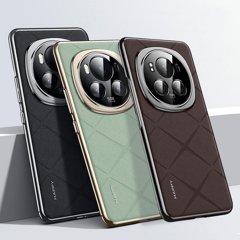 Роскошный деловой простой кожаный чехол для Honor Magic 6 6Pro 6RSR Honor X50 жесткий тонкий чехол с хорошей текстурой и защитой от отпечатков пальцев для камеры, полностью противоударный защитный чехол