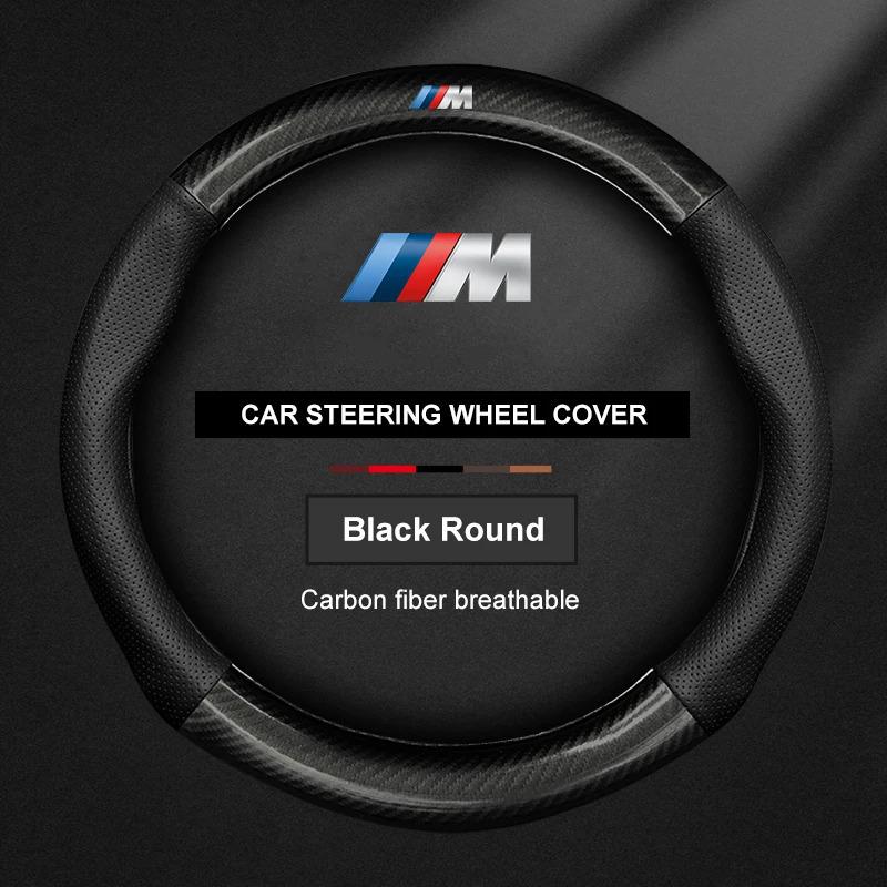 TCPI3 Car Steering Wheel Covers For BMW M E39 E46 E60 E70 E72 E80 E82 E90 E92 G01 G05 G10 G20 G30 F01 F05 F10 F15 F20 F25 F33 M3 M4 M5