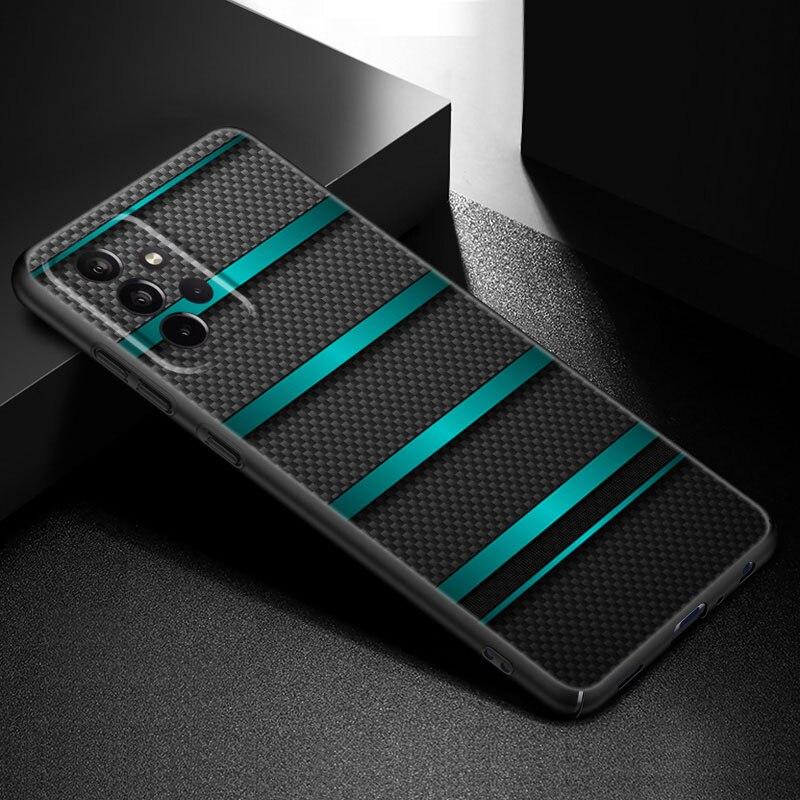 Чехол для телефона с рисунком из углеродного волокна для Samsung Galaxy A21 A30 A50 A52 S A13 A22 A32 A33 A53 A73 5G A11 A12 A31 A51 A70 A71 A72