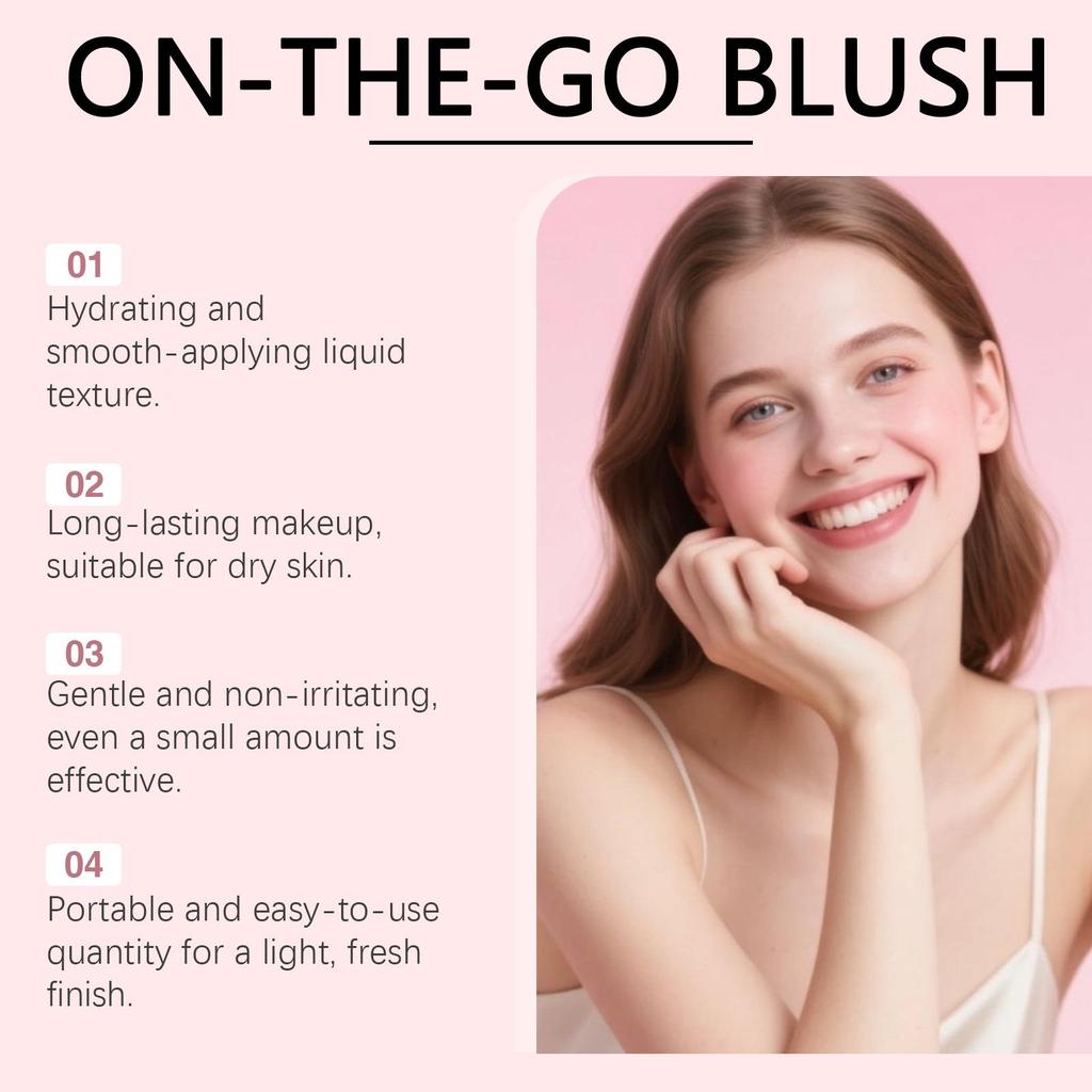 Двусторонний стик-румяна Zephoco в оттенке Nude Pink - Идеально подходит для повседневного макияжа и свиданий