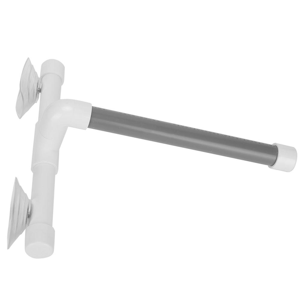 Pet Parrots Bath Tube Stand Bird Shower Perch Plastic Pipe Stand with Suction Cup