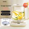 1.8l white glass health pot k18d-wy601