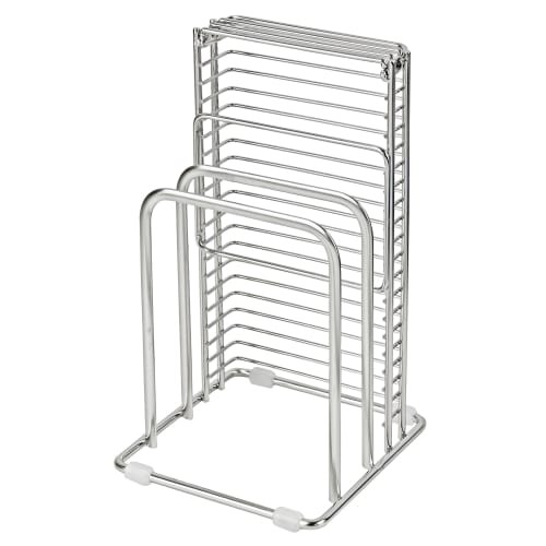 Pearl Metal Knife/Cutting Board Stand Stainless Steel Viewo HB-3286 Silver 12.5ÁE3ÁE2cm