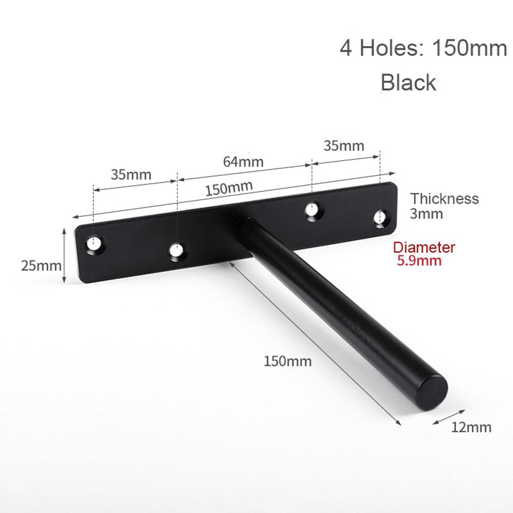 Screw Mounting Plate Floating Hidden Wall Shelves Supports Metal Brackets Shelf Bracket Concealed