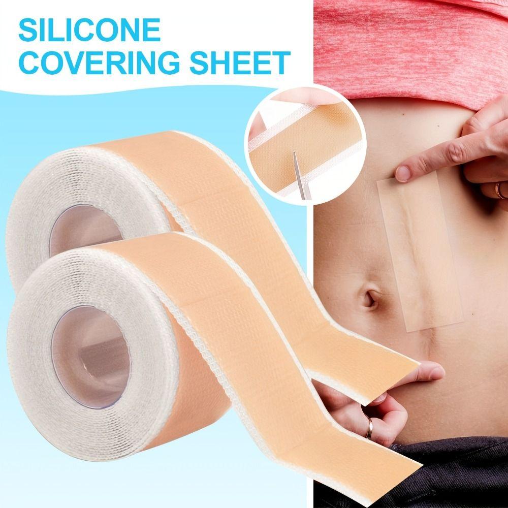 Самоклеящаяся лента для лечения рубцов, многоразовые пластыри для ухода за рубцами, для покрытия пятен на теле и шрамов