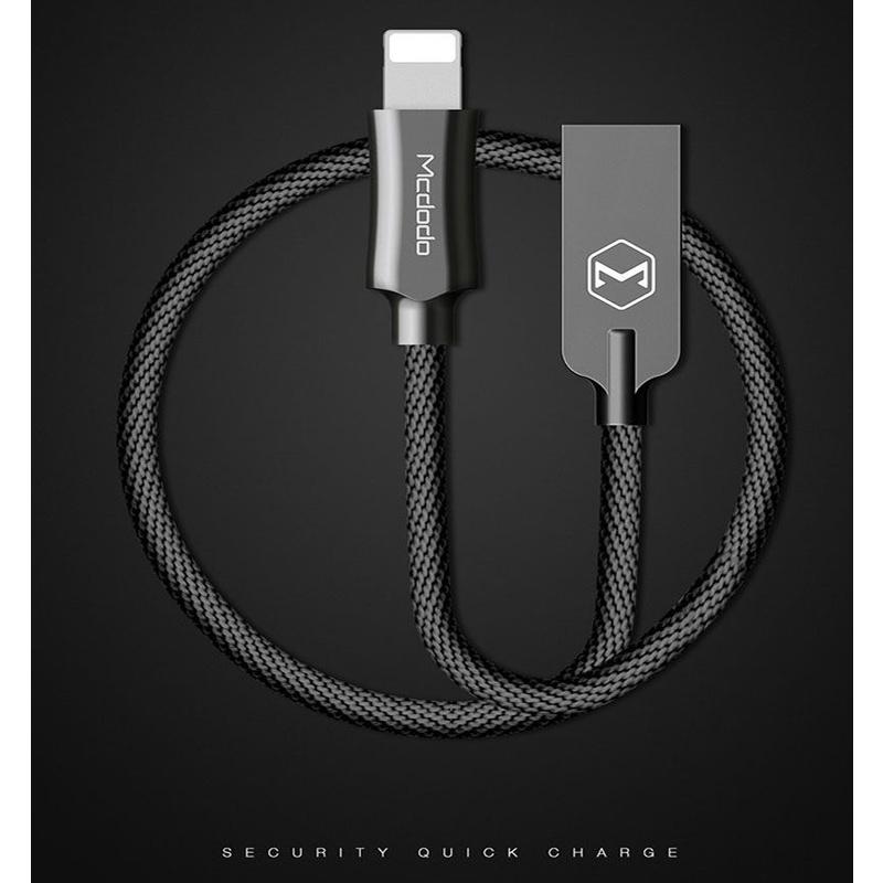 Автоматический светодиодный умный отключаемый кабель для зарядки данных Lightning USB для iPhone X 7 8