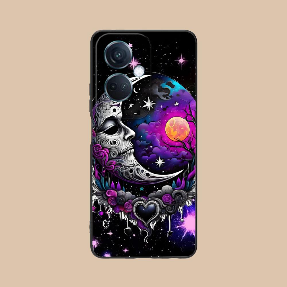 Moon Aesthetic Mobile Phone Case for OPPO Find X9 X8 X7 X6 X5 X3 X2 Plus s Pro Ultra Lite Colorful Printing Cover Pretty Luxury
