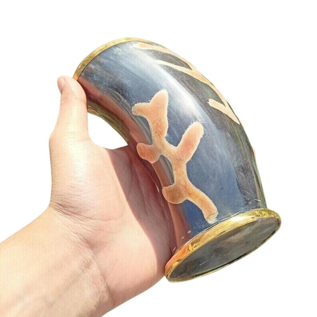 2 шт. персонализированные пользовательские кружки для питья в стиле викингов из бычьего рога, натуральные рождественские подарки