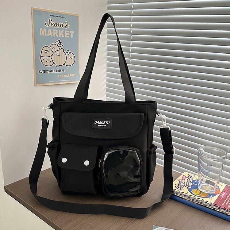 Schoolbag Korean version ins style schoolbag women's new simple and cute versatile junior high school high school students large capacity backpack