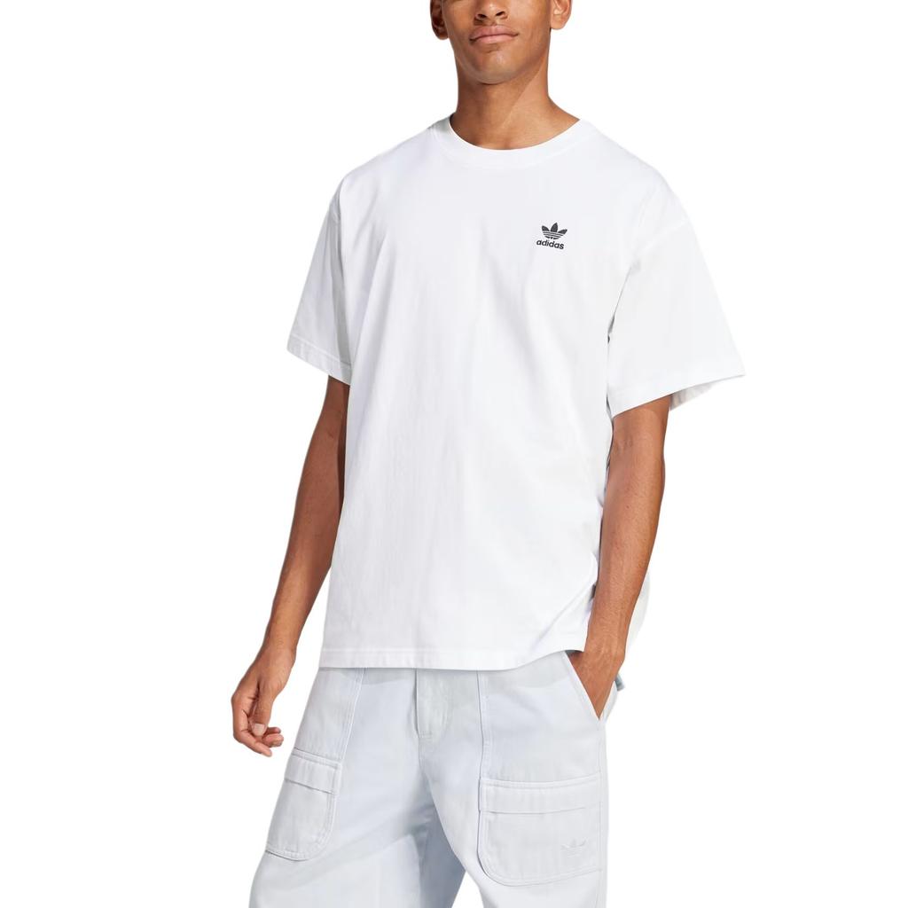 adidas Хлопковая футболка Originals с маленьким логотипом JD0373