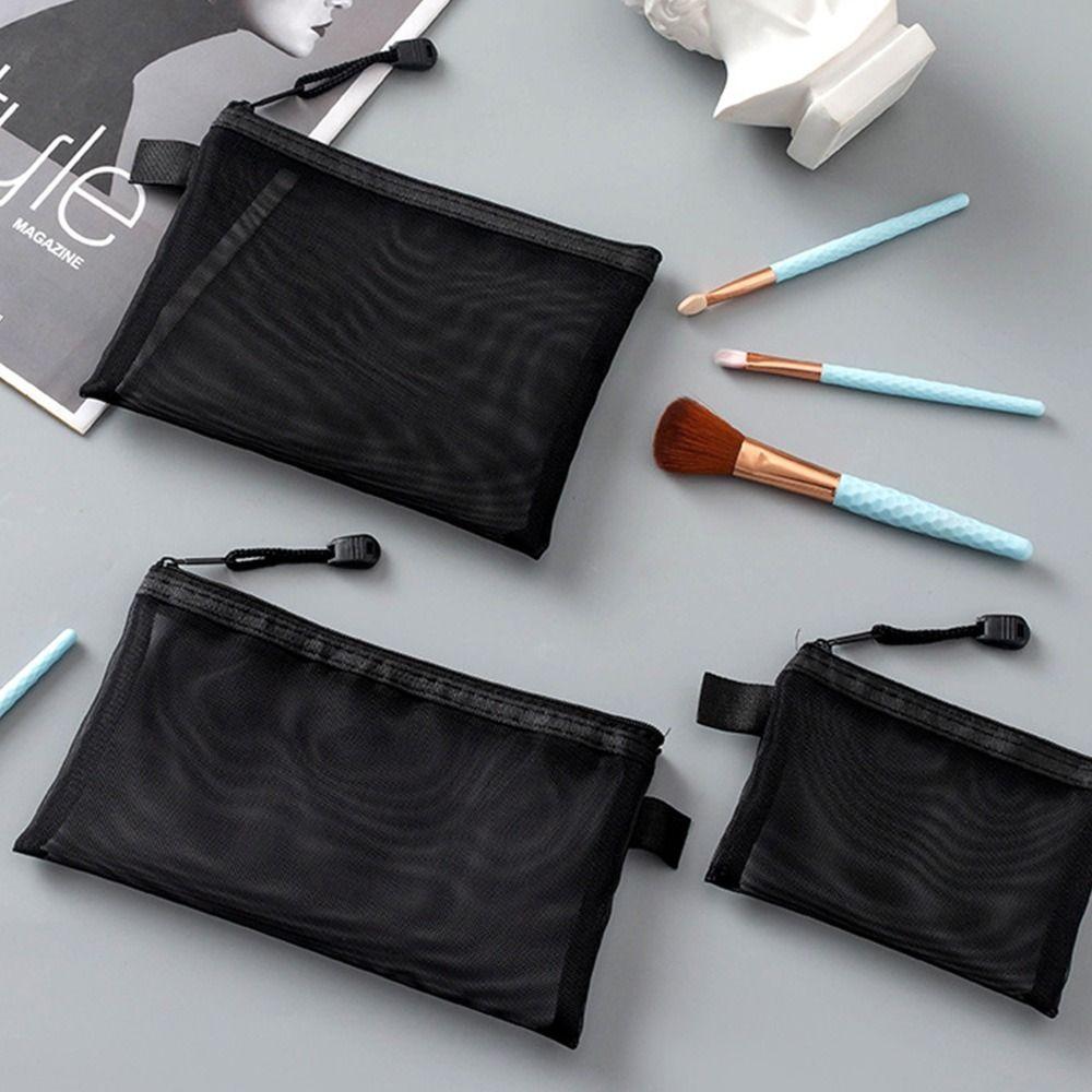 Nylon Pen Bag Transparent Pencil Case New Puzzle Storage Bag  Student