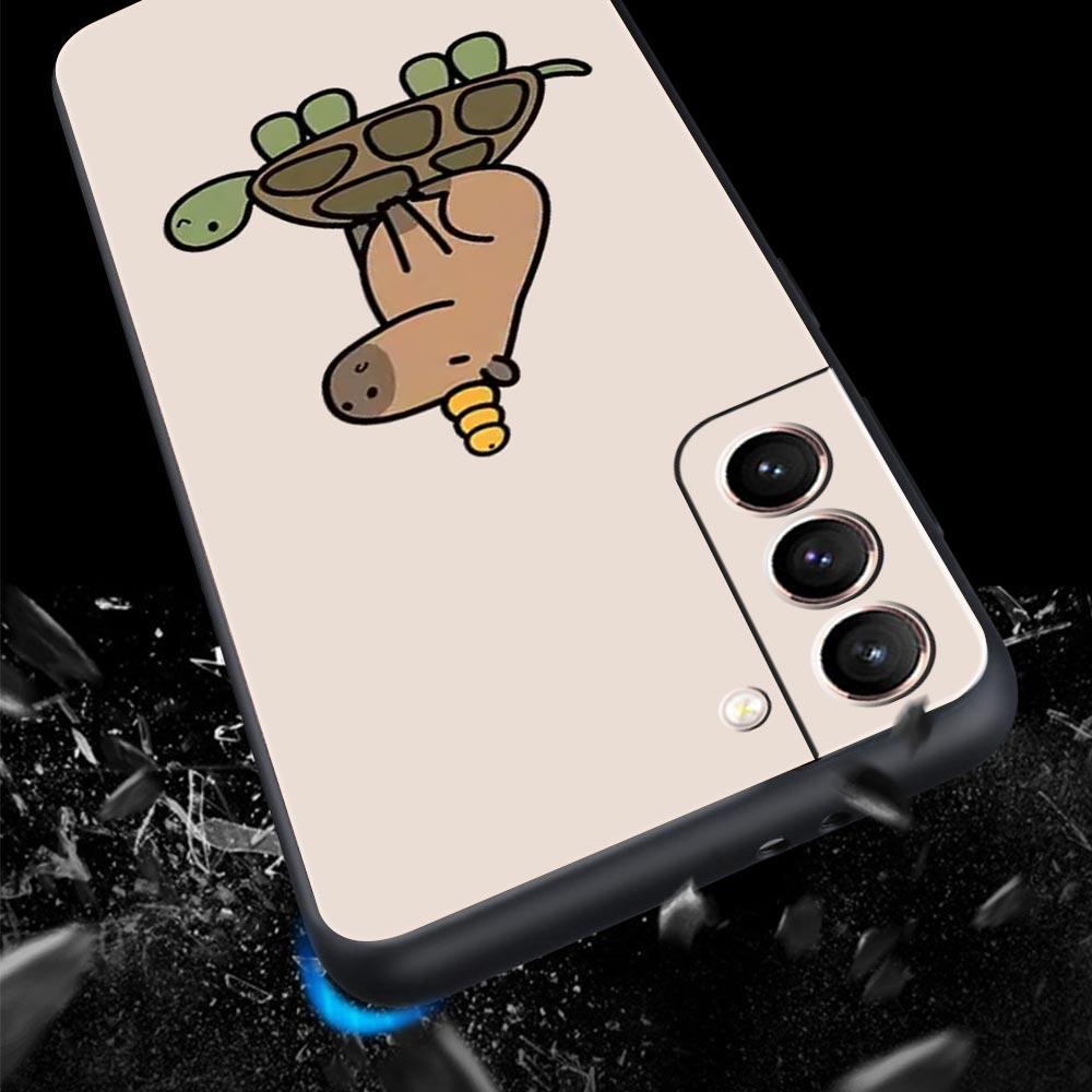Милый чехол для телефона с капибарой для Samsung Galaxy S24 S23 S22 Ultra S20 S21 FE 5G S10 S9 Plus S10E S8 S7 Edge Мягкий силиконовый чехол