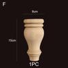 1PC Solid Wooden Foot Furniture Accessories Sloping Legs Stair Railing Home Decor Replacement for Bed Sofa Cabinet  Chair Table