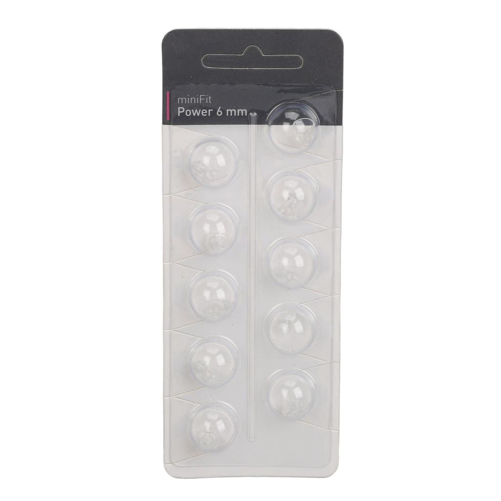 10PCS Hearing Ear Tips Higher Transparency Layer Closed Comfortable Anti Static Sound Aid Domes