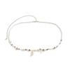 Salircon Boho Acrylic Shell Pendant Waist Chain Ethnic Style Mixed Seed Beads Beaded Belly Chain Summer Beach Women Body Jewelry